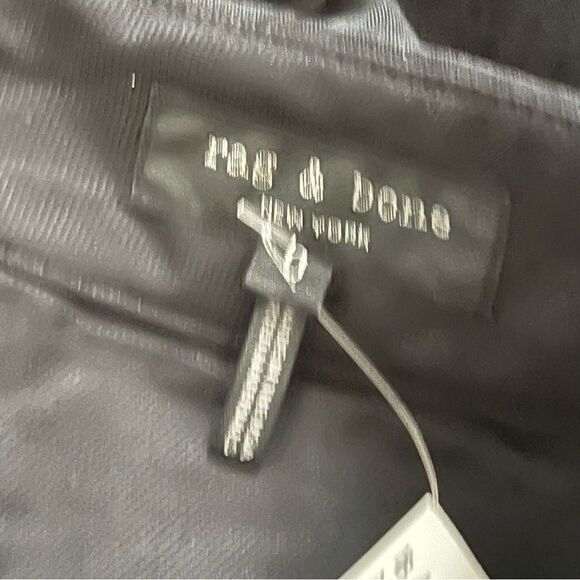 Rag & Bone Black Valli Sateen Cargo Pants Size 0 New with Tags - Picture 4 of 6